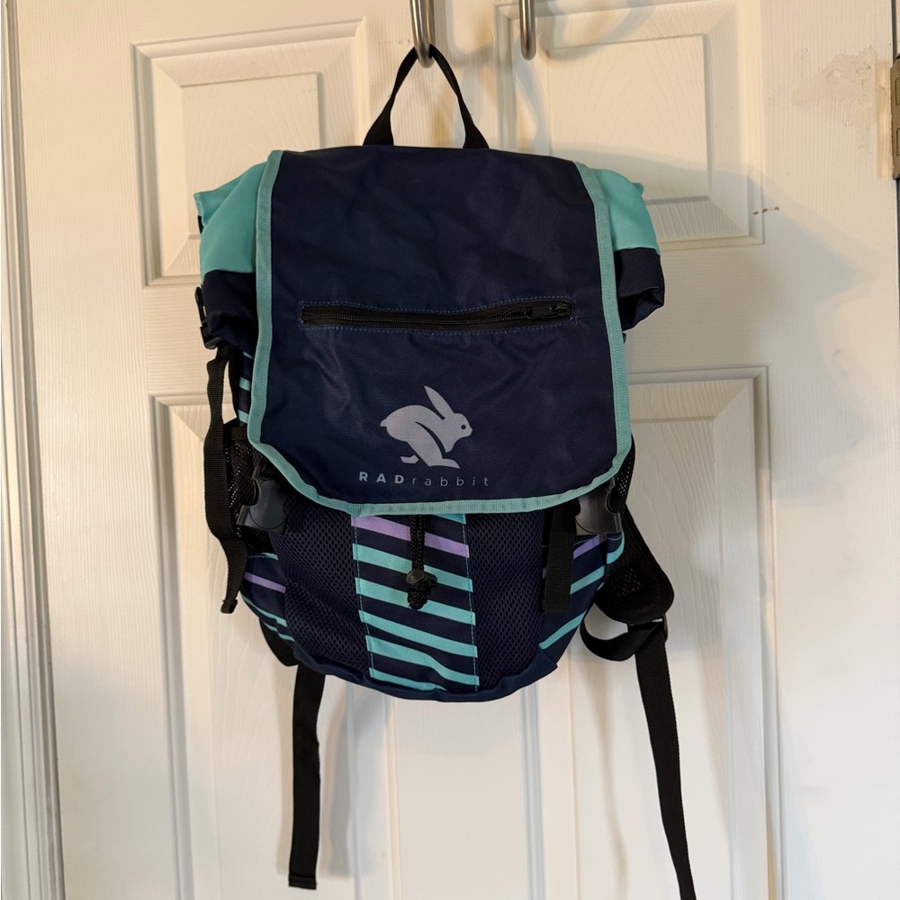 RADrabbit Women's Navy and Teal Casual Backpack